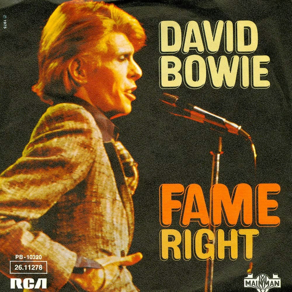 David Bowie "Fame" b/w "Right"
